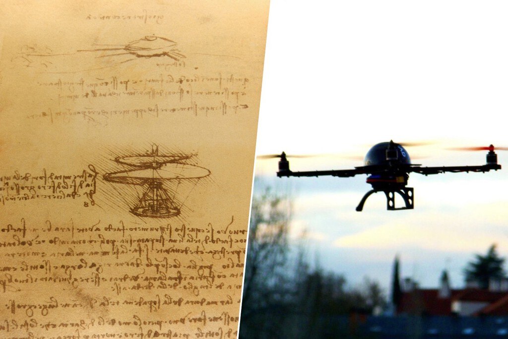 Leonardo da Vinci nos ha vuelto a sorprender: la solución al problema de los drones estaba en un invento de 500 años