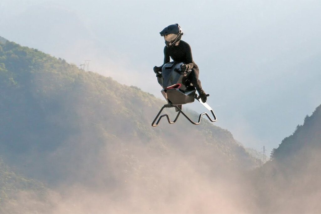 Esta moto voladora que parece sacada de ‘Star Wars’ alcanza los 200 km/h y ya se puede comprar. El «puede» va entre comillas