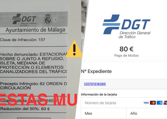 Parece una multa de tráfico legítima con un código QR. Pero detrás hay una página falsa y ciberdelincuentes al acecho