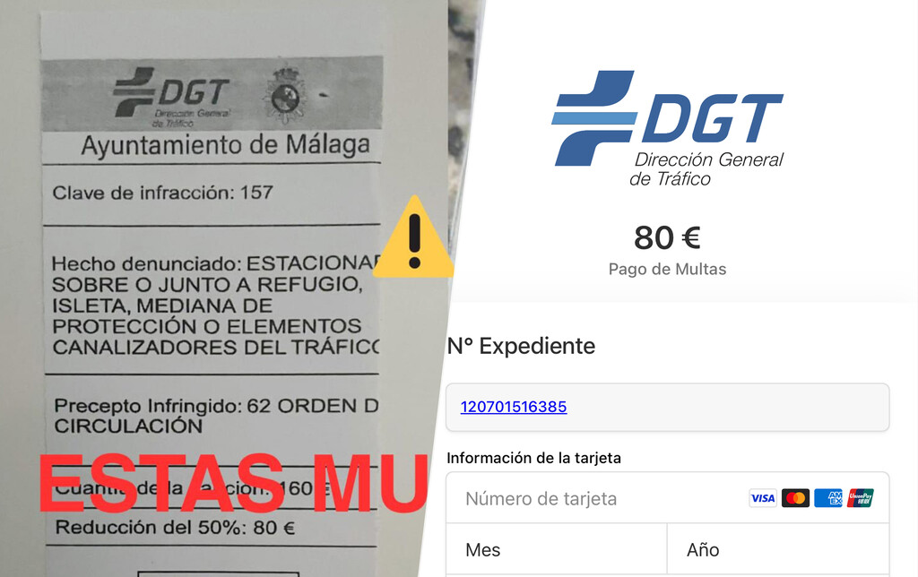 Parece una multa de tráfico legítima con un código QR. Pero detrás hay una página falsa y ciberdelincuentes al acecho